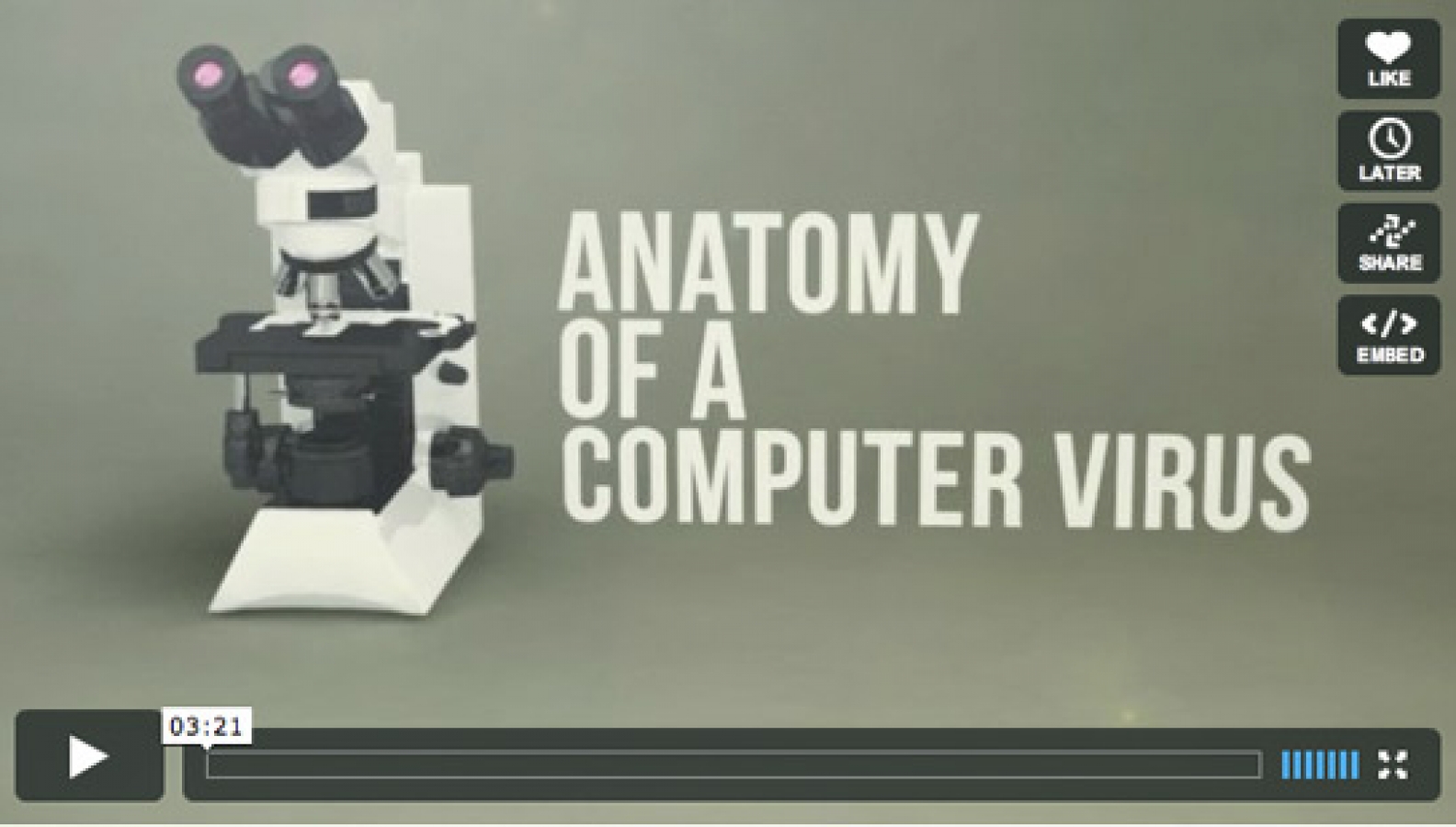 How to make a computer virus disfluency